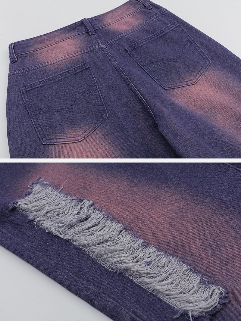 Jean Aelfric Eden Distressed Washed Violette | GAJ-07061581